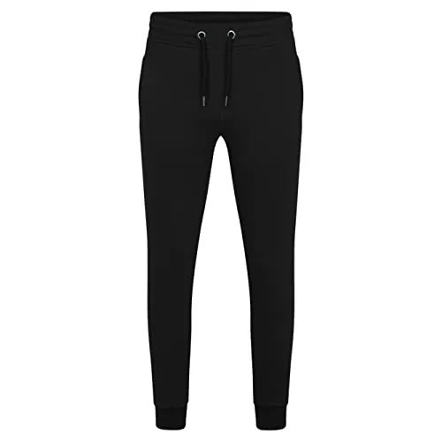 HRM Unisex 1500 Unisex Premium Joggingpants I Fair Trade Jogginghose Damen Herren 285 g m I Aus 70 Baumwolle , Schwarz, 3XL EU