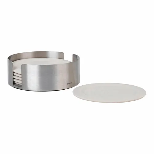 blomus Untersetzer LARETO beige 11,2 cm in weiß von Blomus