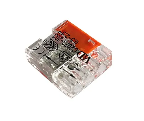 Heidemann Verbindungsklemme Compact VDE (3 Stück, Größe 3 x 0,5 2,5 mm², Funkklingel) 30703