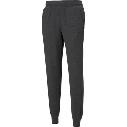 PUMA Herren Sporthose ESS Logo Pants TR cl - Sporthose aus hochwertiger Baumwolle und recyceltem Polyester, mit schmalem Schnitt und bequemen Bündchen für optimalen Tragekomfort beim Sport.