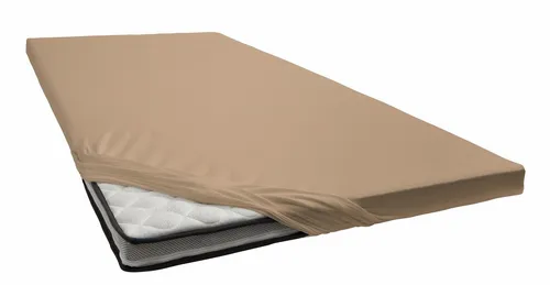 ESTELLA Topper-Spannbetttuch Bahama - Spannbetttuch aus 97% Baumwolle und 3% Elastan, trocknerfest und bügelfrei, ideal für Topperhöhen von 7-10 cm mit perfekter Passform.