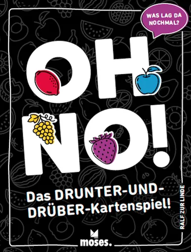 Oh no! Kartenspiel von Ralf zur Linde - Gesellschaftsspiel für 2-6 Spieler, ideal für kurze Spielrunden mit Bluff-Mechanismus – Spaß und Spannung in nur 15 Minuten!