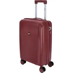 DYX 4 Rollen Koffer S „Palermo“ 56 cm rot - Kompakter Handgepäck-Koffer mit TSA-Zahlenschloss und 360° drehbaren Rollen. Ideal für sicheres und einfaches Reisen, ausgestattet mit praktischen Fächern für optimalen Komfort.