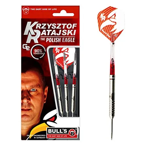 Bull's Krzysztof Ratajski G2 Soft Dart, Tungsten 18g, Silber