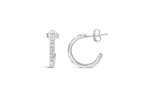 Ars-Argenti Paar Creolen Ohrringe Damen echt 925 Sterling Silber (inkl. Schmuckbox), 925 Sterling Silber, Hypoallergen, Wasserfest, Nickelfrei