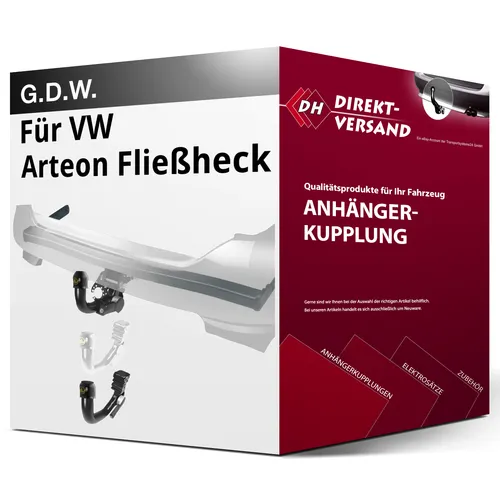 G.D.W. Abnehmbare Anhängerkupplung für VW Arteon Shooting Brake