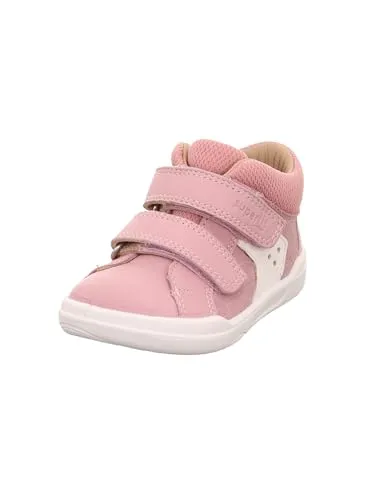 Superfit Mädchen Superfree Lauflernschuhe in Rosa Weiß 5510, 22 EU Weit - Lauflernschuhe für Mädchen mit anatomischer Form und herausnehmbarer Einlegesohle aus chromfreiem Leder für gesunde Entwicklung und super Fußklima.
