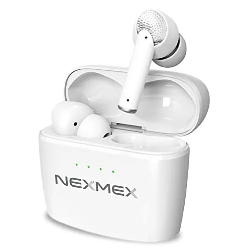 Bluetooth In Ear Kopfhörer In-Ear Kabellos kompatibel für Samsung Galaxy A55 A35 A25 A15 A05 A16 A06 A34 A54 Sport Ohrhörer ANC In-Ear Kopfhörer mit Mikrofon Headset, Kopfhörermodell:8_TWS_J8_Weiß