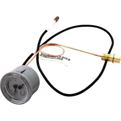 Wolf Thermomanometer 203906699 für CGB-20 - Hygrometer für Wolf CGB-20, präzise Temperatur- und Druckmessung von 0-120 °C und 0-4 bar, inklusive Befestigungsklammer und O-Ring für einfache Montage.