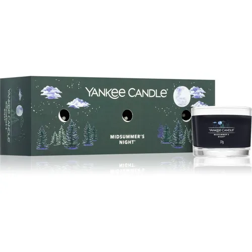 Yankee Candle Midsummer's Night Geschenkset 3x37 g in schwarz von Yankee Candle