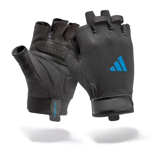 adidas Essential Trainingshandschuhe - feuchtigkeitsabsorbierende Aeroready Technologie gepaart mit Einer äußerst komfortablen, strapazierfähigen Handinnenfläche aus Velourlederimitat
