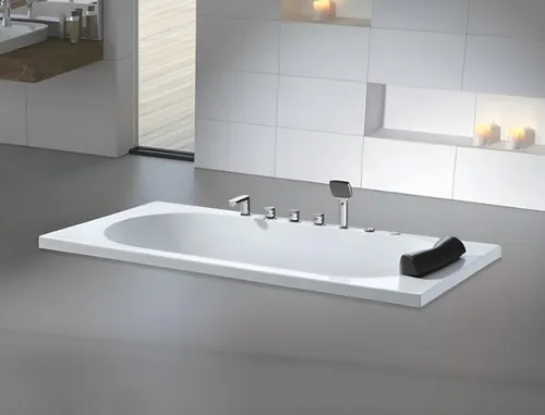 Massagebadewanne Whirlpool Blubberbad Spa-Bad 180x85 cm - Rechteckige Whirlpool-Badewanne für entspannende Momente. Hergestellt aus hochwertigem Acryl, bietet sie Komfort und Stil für Ihr modernes Badezimmer. Maße: 180 x 85 x 58 cm, inklusive 2 Jahre Herstellergarantie.