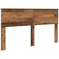 vidaXL Kopfteil Altholz 160 cm – Elegantes Design für dein Schlafzimmer - Das stilvolle Kopfteil aus Holzwerkstoff bringt Eleganz in dein Schlafzimmer. Robust und pflegeleicht, fügt es sich nahtlos in jedes Dekor ein und sorgt für einen modernen Akzent. Einfache Montage garantiert!