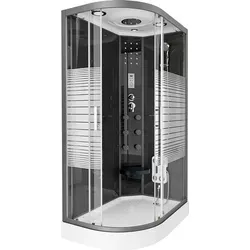 HOME DELUXE Duschkabine BLACK PEARL