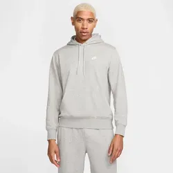 Nike Sportswear Hoodie M NK CLUB FT PO HOODIE grau M (48/50) - Herren-Sweatshirt aus 80% Baumwolle für hohen Tragekomfort, sportlicher Stil in DK GREY HEATHER, ideal für Freizeit und Sport.
