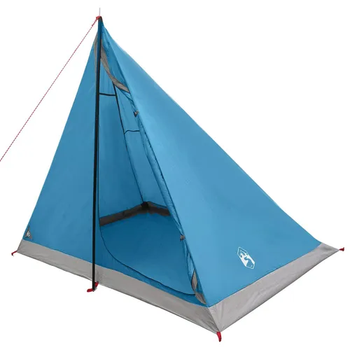 vidaXL Trekkingzelt Blau 2-Personen 185T Polyester mit PolyurethanBeschichtung