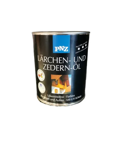 Produktbild  PNZ Lärchen und Zedern Holz Öl Farblos 750ml 25,20€/L