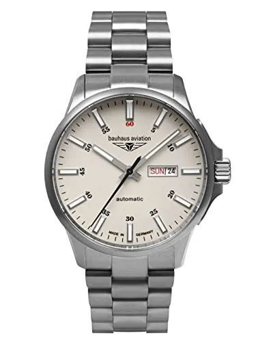 Bauhaus Luftfahrt 2866M5 Herren Tag Datum Automatik Armbanduhr