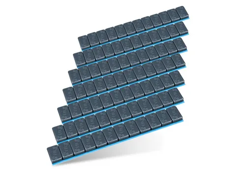 HASKYY Reifenwuchtmaschine 7 Auswuchtgewichte 12x5g Klebegewichte Stahlgewichte Kleberiegel 60g