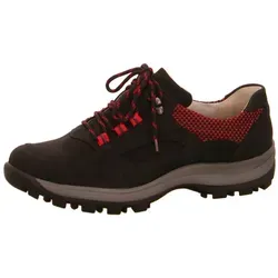 Waldläufer Holly Wanderschuh Schwarz - Wanderschuhe für Damen mit herausnehmbarem Fußbett für individuelle Anpassung und optimalen Komfort. Robuste Sohle sorgt für Stabilität auf allen Untergründen.
