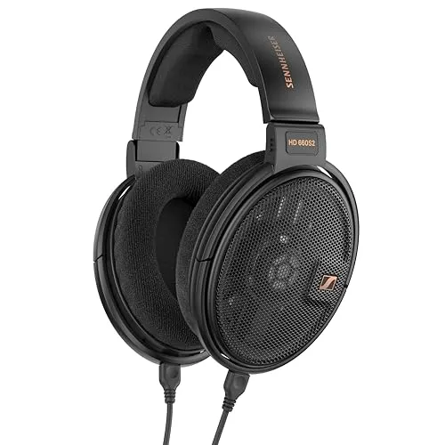 Sennheiser HD 660S2 - Kabelgebundene Audiophile Stereo-Kopfhörer, kraftvoller Subbass und optimierter Surround-Sound für ein unvergleichliches Klangerlebnis