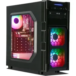 Ankermann Business Office Game, Intel Core i7-8700, Nvidia GeForce RTX 2060 6GB, 16GB RAM, 1TB SSD, Windows 11, WLAN, Libre Office - Schwarz