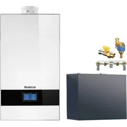 Buderus Gas-Brennwert Paket Logamax plus W47 GB182i.2-20 KDWH 20kW H-