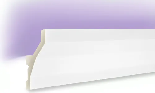 LED Profile aus Polyurethan - Indirekte Beleuchtung für stilvolle Wandgestaltungen (48 Meter KF719) - Modernes LED Profil aus leichtem Polyurethan für indirekte Beleuchtung. Perfekt für stilvolle Wandabschlüsse und einfache Montage. Ideal für Innenräume und Wellnessbereiche, individuell anpassbar mit Farben.