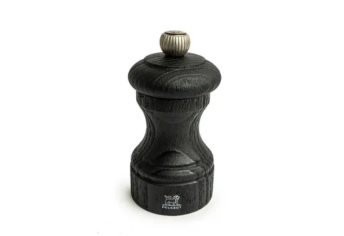 Peugeot Bistro Natur Pfeffermühle 10cm - Küchenhelfer mit einzigartigem, strukturiertem Finish aus hochwertigem Upcycling-Holz, ideal für stilvolles Würzen und eine nachhaltige Wahl in Ihrer Küche.
