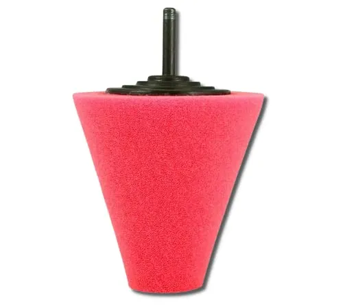 Roter Kegel, ultraweiches Schwammtuch-Reinigungspad, Legierungs-Polierwalzen, Kreis, A-Lünette, Bohrer, Chrom, Chrom, Aluminium, Edelstahl, Silber, Messing, Kupfer, Schwamm