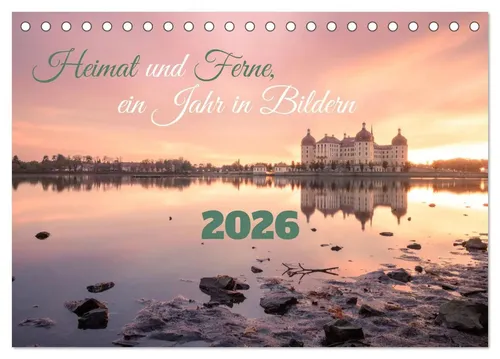 Oliver Herberg | Heimat und Ferne 2026 Tischkalender - Erleben Sie mit diesem Kalender eine visuelle Reise durch das Jahr 2026. 14 hochwertige Bilder von Oliver Herberg bringen Ihnen Heimat und Ferne näher. Ideal für jeden Raum!