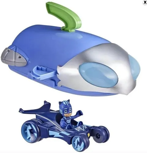 Hasbro PJ Masks 2-in-1-HQ-Spielset, Hauptquartier und Raketen-Vorschulspielzeug