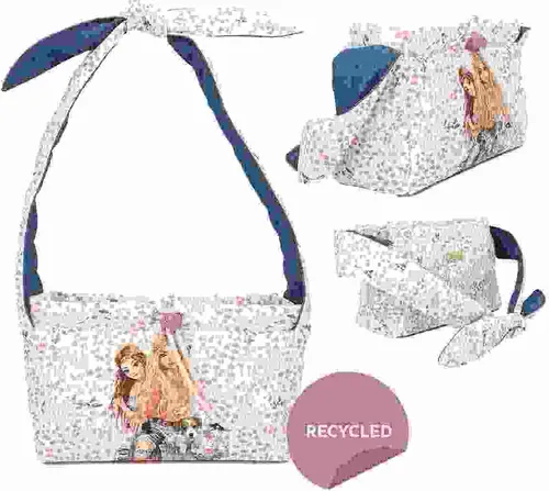 depesche TOPMODEL HANDTASCHE - Beige, stilvolle Handtasche mit Knotendetail VELO FLEUR, ideal für modebewusste Mädchen