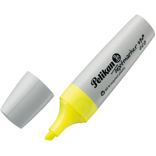 Pelikan Textmarker 490 eco 1 Stück auf Blister Neon-Gelb von Pelikan