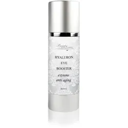 Beauty Nature Cosmetics Hyaluron Eye Booster Augenserum - Augenserum mit hochdosiertem Hyaluron für effektive Anti-Aging-Pflege. Ideal für alle Hauttypen, feuchtigkeitsspendend und glättend. Tierversuchsfrei und ohne Parabene.