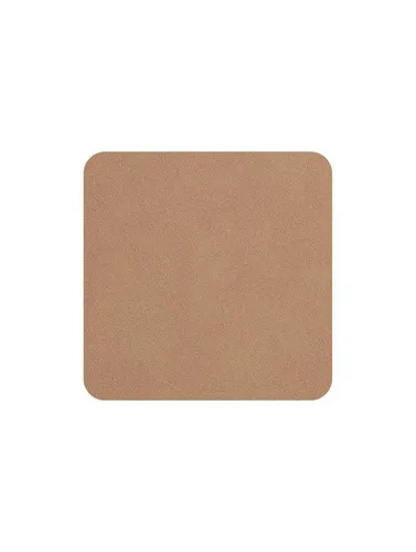 ASA SELECTION Getränkeuntersetzer ASA Selection soft leather placemats 4er Set Untersetzer, powder