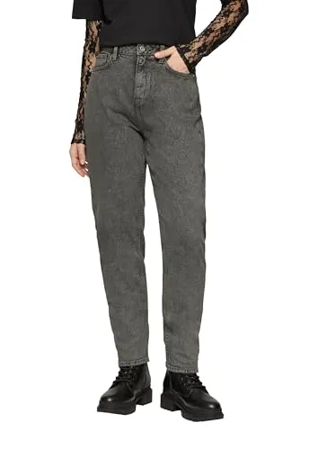 QS Ankle-Jeans im Mom-Style mit High Rise