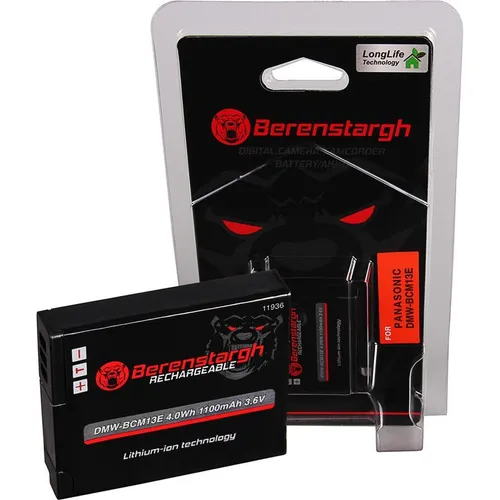 Berenstargh Akku f. Panasonic DMW-BCM13 (Kamera Akku) (11936 1100mAh)