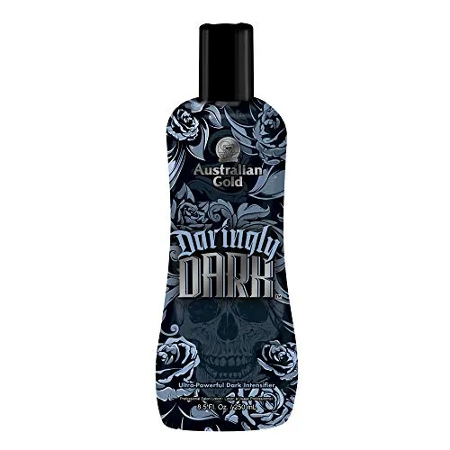Daringly Black Dark Intensifier Lotion - Selbstbräuner - Feuchtigkeitsspendende Intensivlotion mit Hanfsamenöl für eine strahlende Bräune und jugendliche Haut.