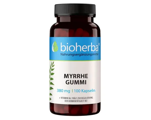 BIOHERBA R Myrrhe Gummi 380 mg 100 Kapseln Nahrungsergänzungsmittel