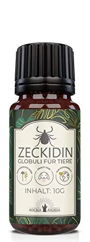 NEU: Adema Animal® Zeckidin Globuli - Zeckenschutz für Tiere - für Hunde & Katzen gegen Zecken