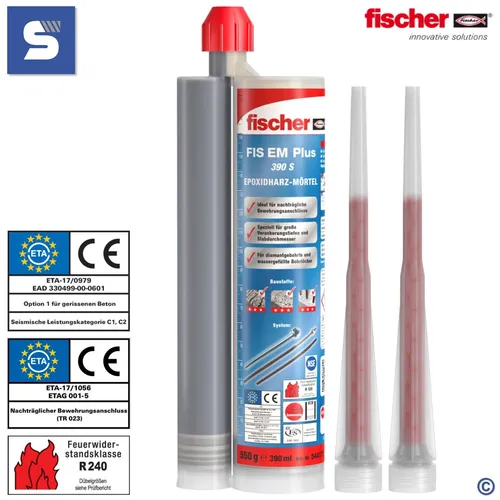 fischer FIS EM Plus 390 S Epoxidharzmörtel von Fischer
