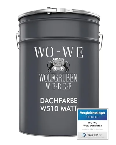 Dachfarbe MATT - Hochwertige Dachbeschichtung Lichtgrau änhl. RAL 7035-10L - Hochwertige, atmungsaktive Dachfarbe für Ziegel, Metall und mehr. Langanhaltender Schutz, hohe Deckkraft und einfache Anwendung sorgen für ein perfektes Finish. Ideal für Dachsanierungen und Sockelbeschichtungen.