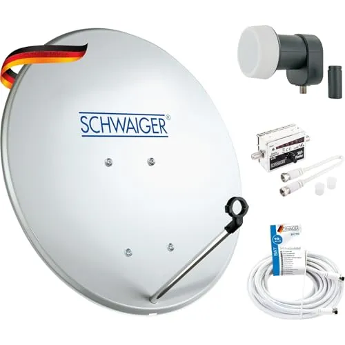 Schwaiger Sat-Set 441 Camping Satelliten-Anlage von Schwaiger
