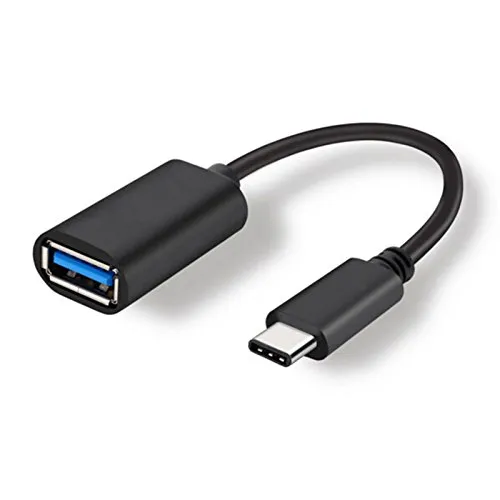 USB 3.1 Typ-C OTG passend für Samsung Galaxy S25 S24 S23 S22 S21 Ultra 5G FE A17 A07 A06 A16 A26 A36 A56 A55 A35 A15 A05 A54 A34 A14 A53 USB-A Adapter Kabel USB-Buchse Stecker Converter TypeC Schwarz
