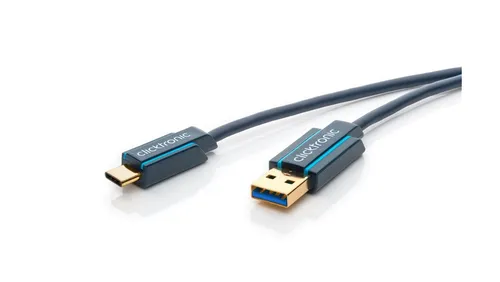 Kabel przejściowy USB 3.0 - 3 Meter Länge - Kategorie: Schrittmotoren, ideal für schnelle Datenübertragungen und vielseitige Anwendungen in der Elektronik.