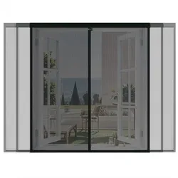 Sekey Insektenschutz-Tür DIY Fliegengitter Tür Magnet Magnetvorhang für Balkontür Schwarz, Breite nach Maß, Zuschneidbar, ohne Bohren, Klebemontage 220 cm