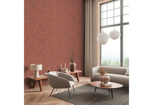 living walls Vliestapete Tropen-Tapete - Blättermuster modern glänzend, strukturiert, leicht glänzend, (1 St), Elegante Vliestapete mit tropischem Blättermuster