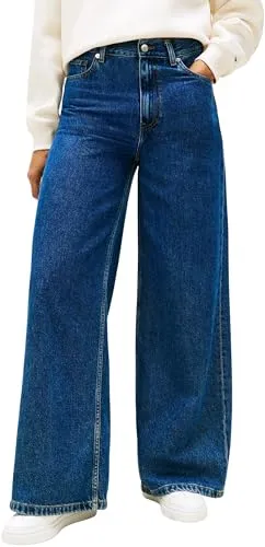 Tommy Hilfiger High-Waist-Jeans DNM 70's WIDE LEG HW blau 30