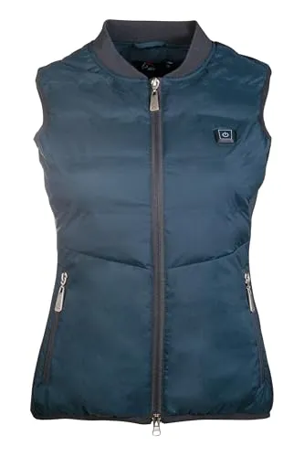 HKM Damen Comfort Temperature Style Heizweste, Dunkelblau, L